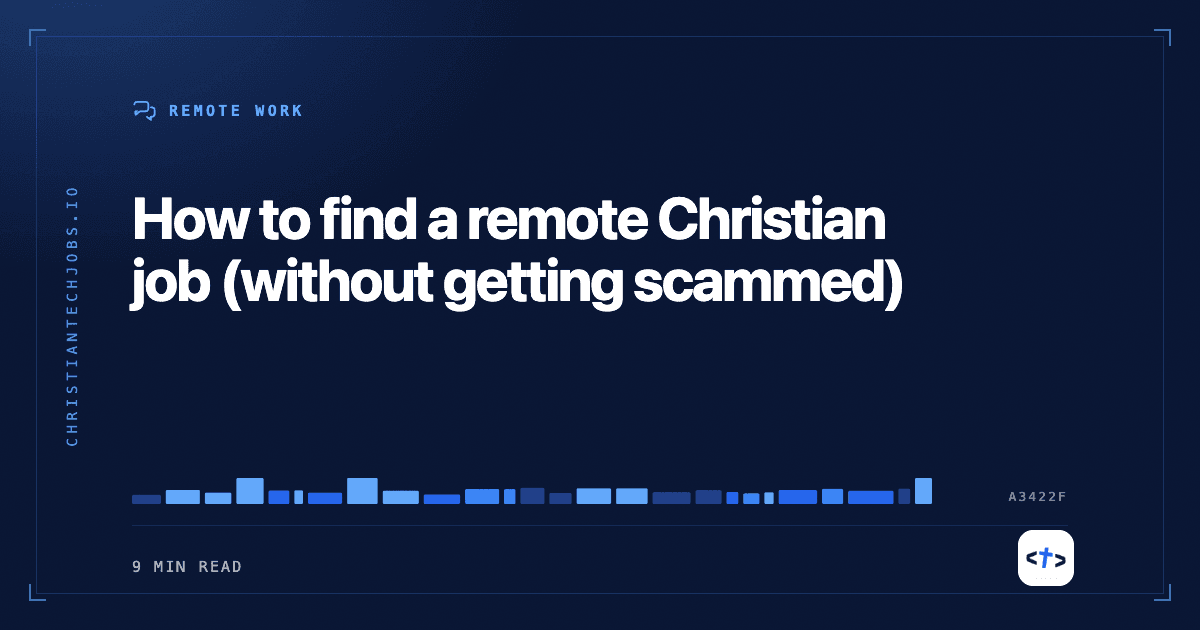 How to find a remote Christian job (without getting scammed)